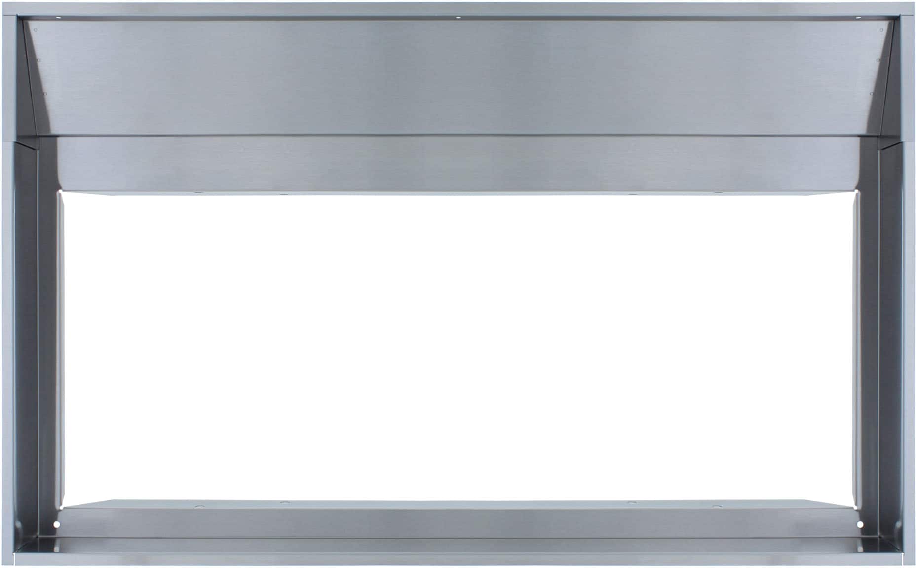 Zephyr - Panel 30 in. Liner for Tornado Mini for Range Hood - Stainless Steel - Front_Zoom