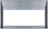 Zephyr - Panel 30 in. Liner for Tornado Mini for Range Hood - Stainless Steel