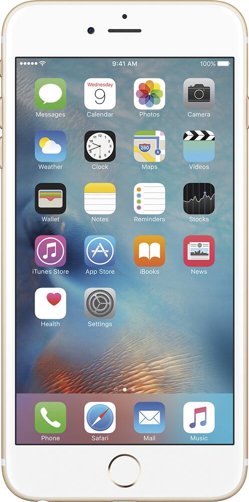 Apple iPhone 6s Plus 128GB (Unlocked) Gold MKWH2LL/A - Best Buy