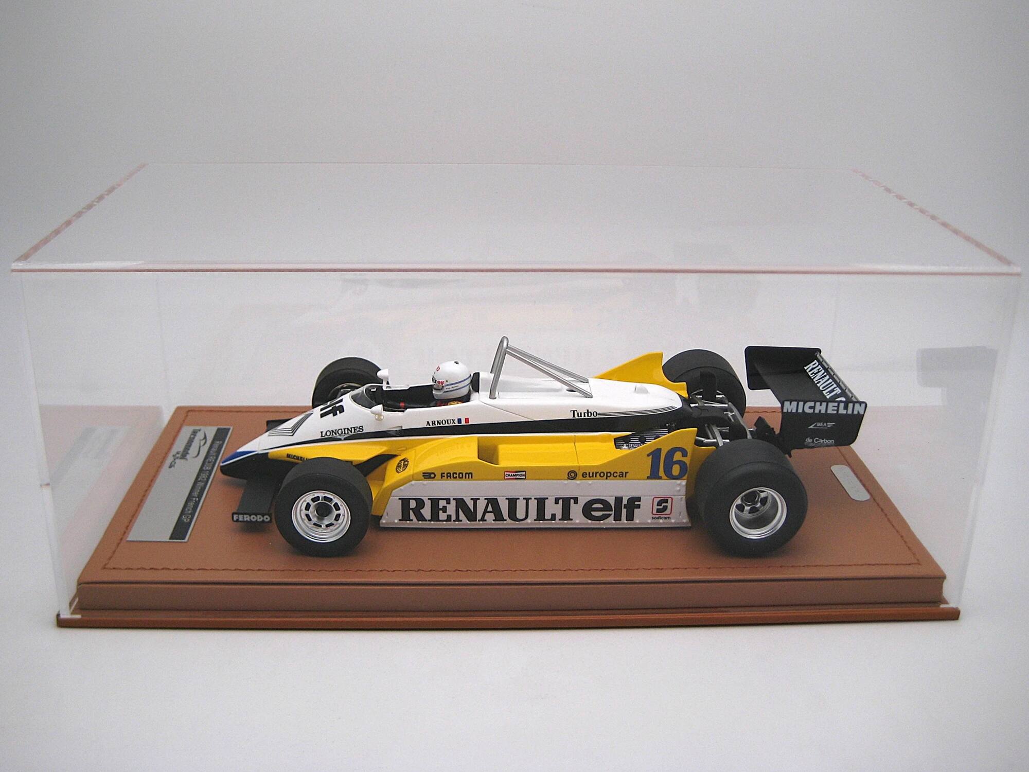 Turbo ARNOUX LONGINES BEXCHLES D FACOM europcar 16 RENAULTelf S FERODO  
RENAULT MICHELIN Carbon