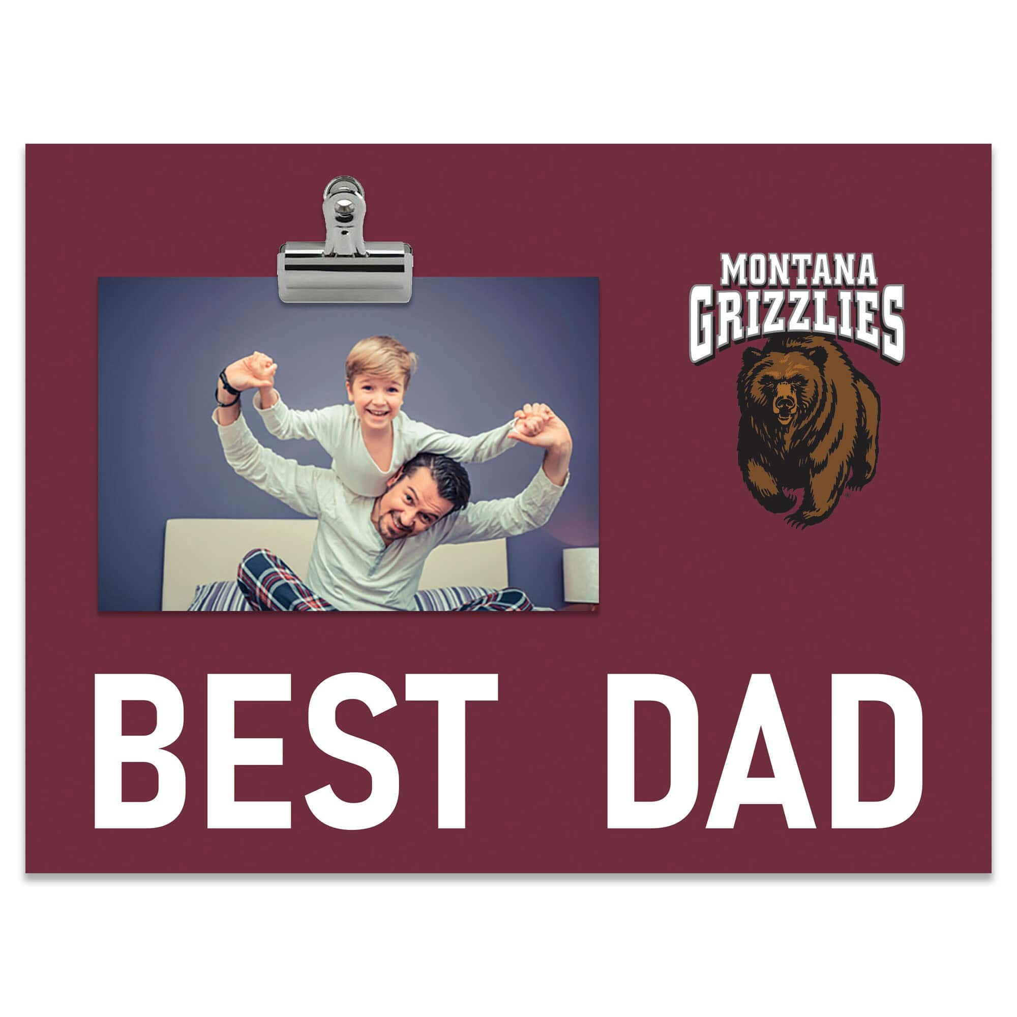 "Fan Creations - Montana Grizzlies 8"" x 10.5"" Briteline Best Dad Clip Frame - Multicolor" price history on PriceWatchPro