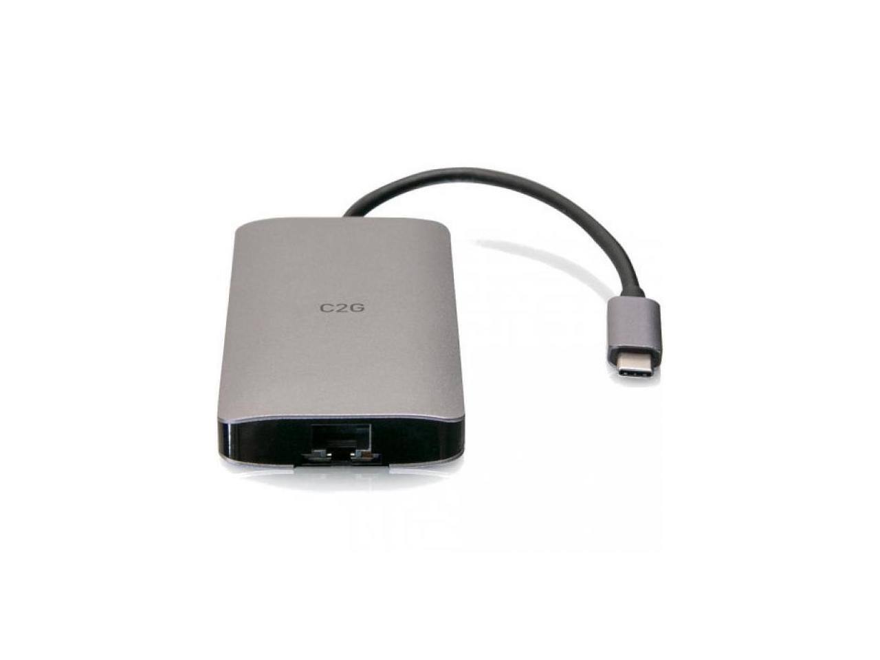 Front. Cables to Go - C2G 54458 100W USB-C Mini Docking Station.