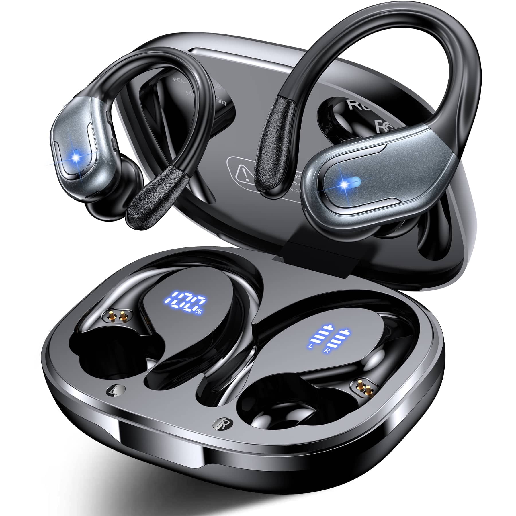 VEAT00L VEATOOL X7 Wireless Earbuds, 80Hrs Bluetooth 5.3, IP7