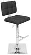 LumiSource - Glamour Bar Stool - Black - Larger Front