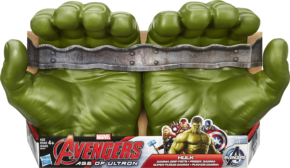 Hulk Gamma Grip Fists Marvel Avengers Brand new