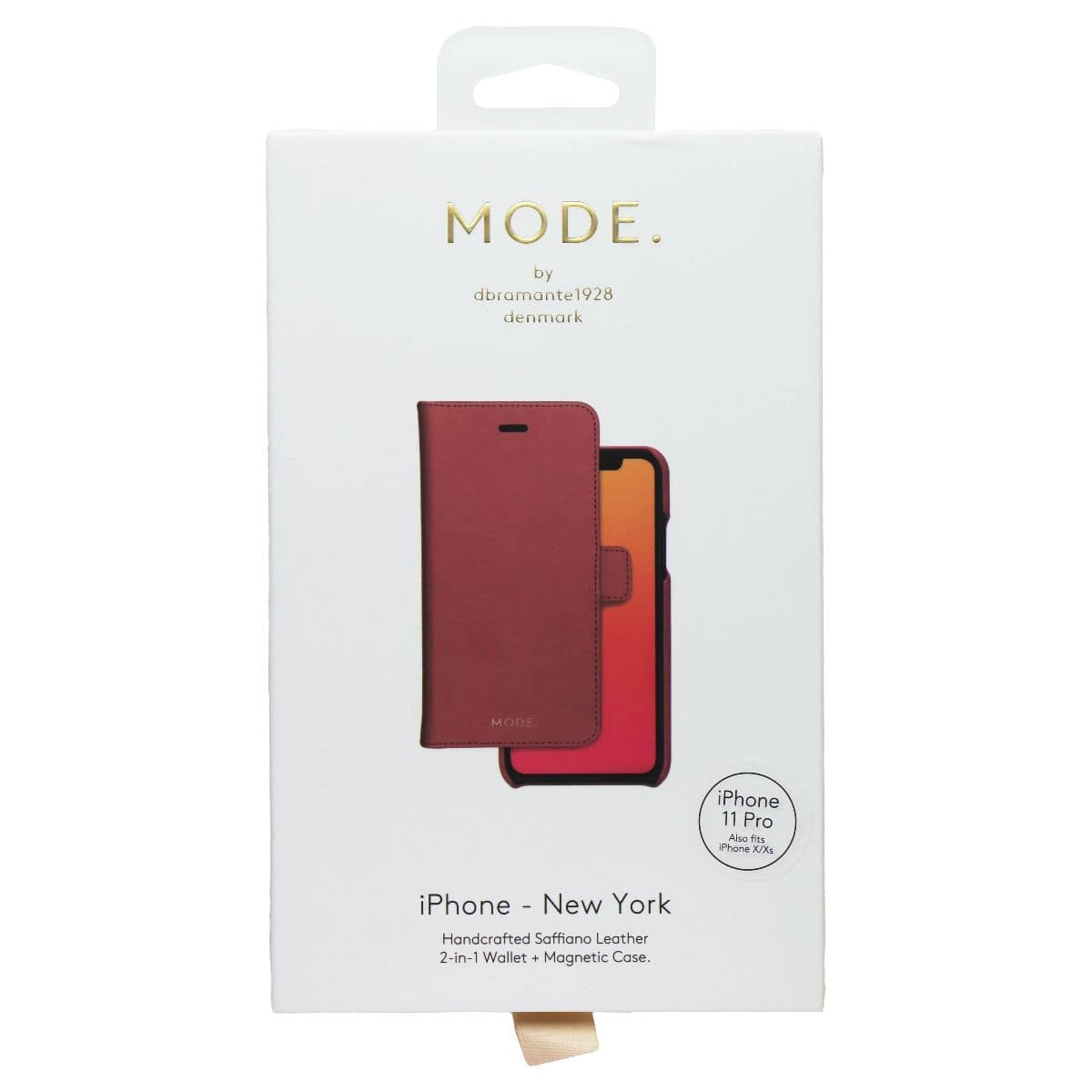 dbramante1928 - Mode. Folio Wallet w/ Case for Apple iPhone 11 Pro/X/XS - Rusty Rose - Red price history on PriceWatchPro