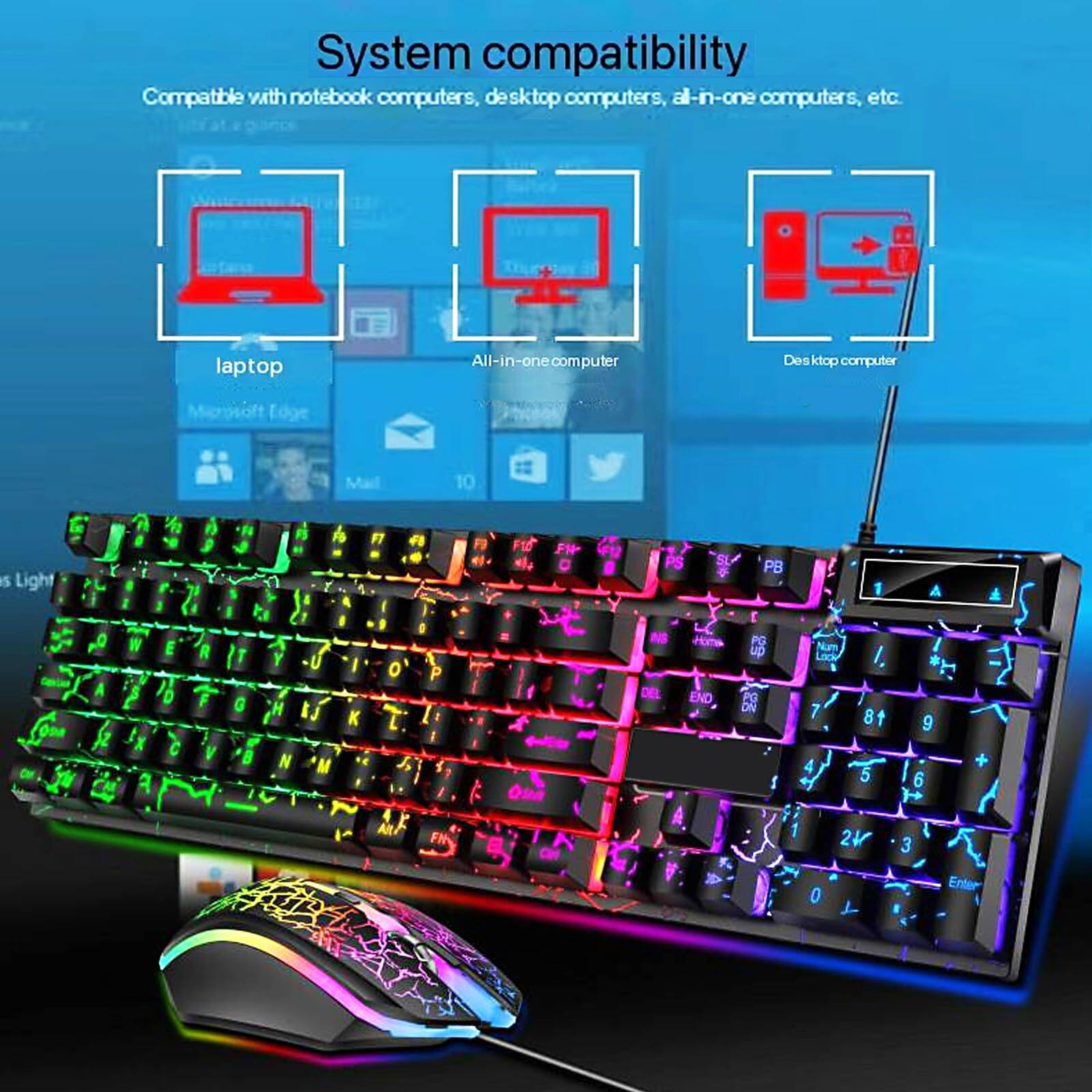 System compatibility  
Compatible with notebook computers, desktop computers, all-in-one computers, etc.

- Laptop
- All-in-one computer
- Desktop computer