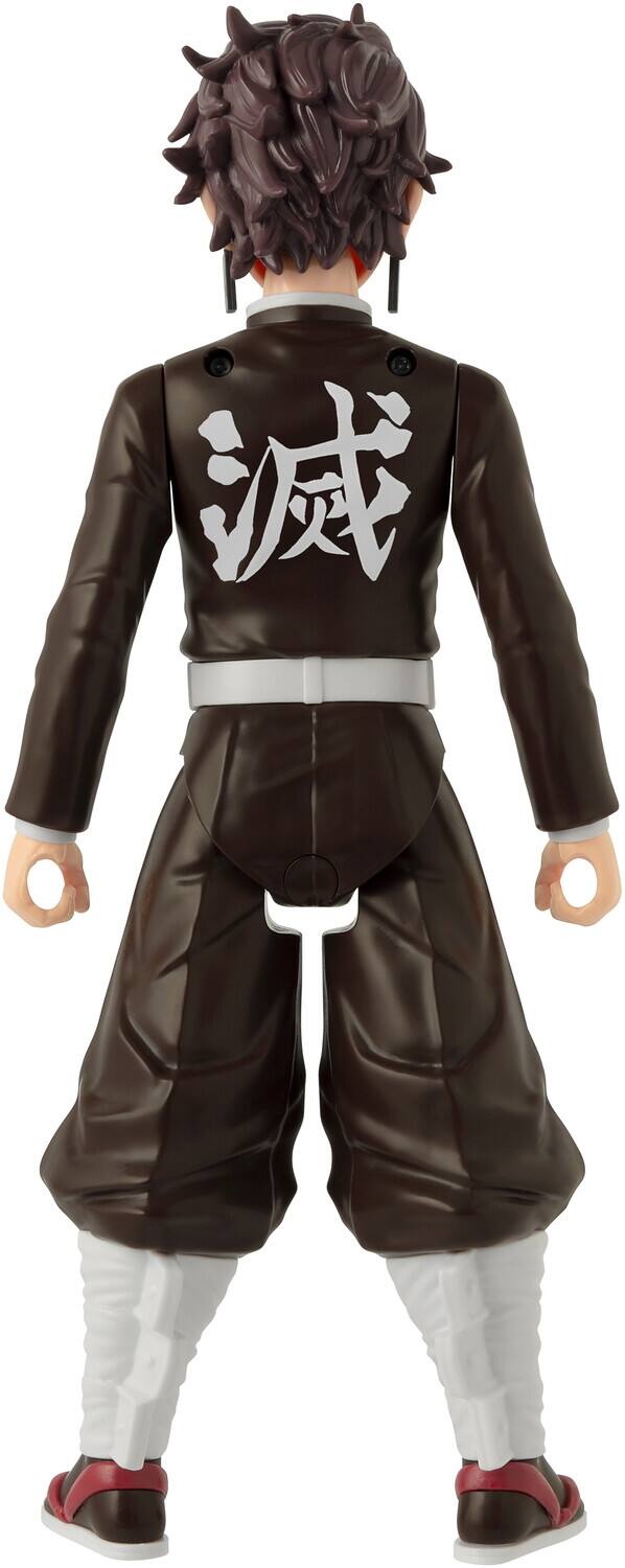 Alt View 4. Bandai - Demon Slayer - Anime Heroes: Mega - Tanjiro Kamado 12" Action Figure   - COLLECTIBLES - Multicolor.