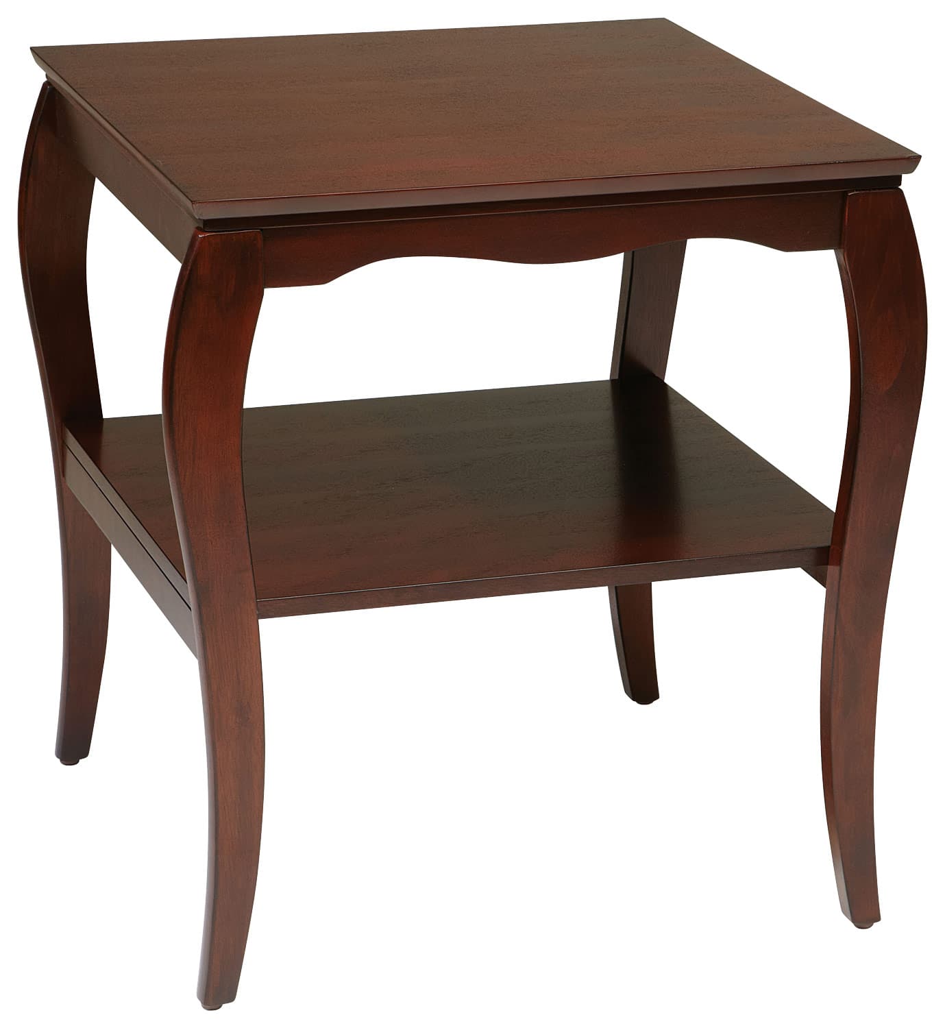OSP Designs - Brighton End Table - Cherry - Larger Front