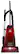 Front. Fuller Brush - Mighty Maid Upright Vacuum - Metallic Red.