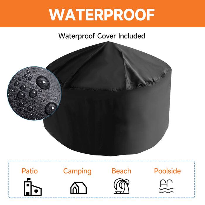 WATERPROOF, Waterproof Cover Included, Patio, Camping, Beach, Poolside
