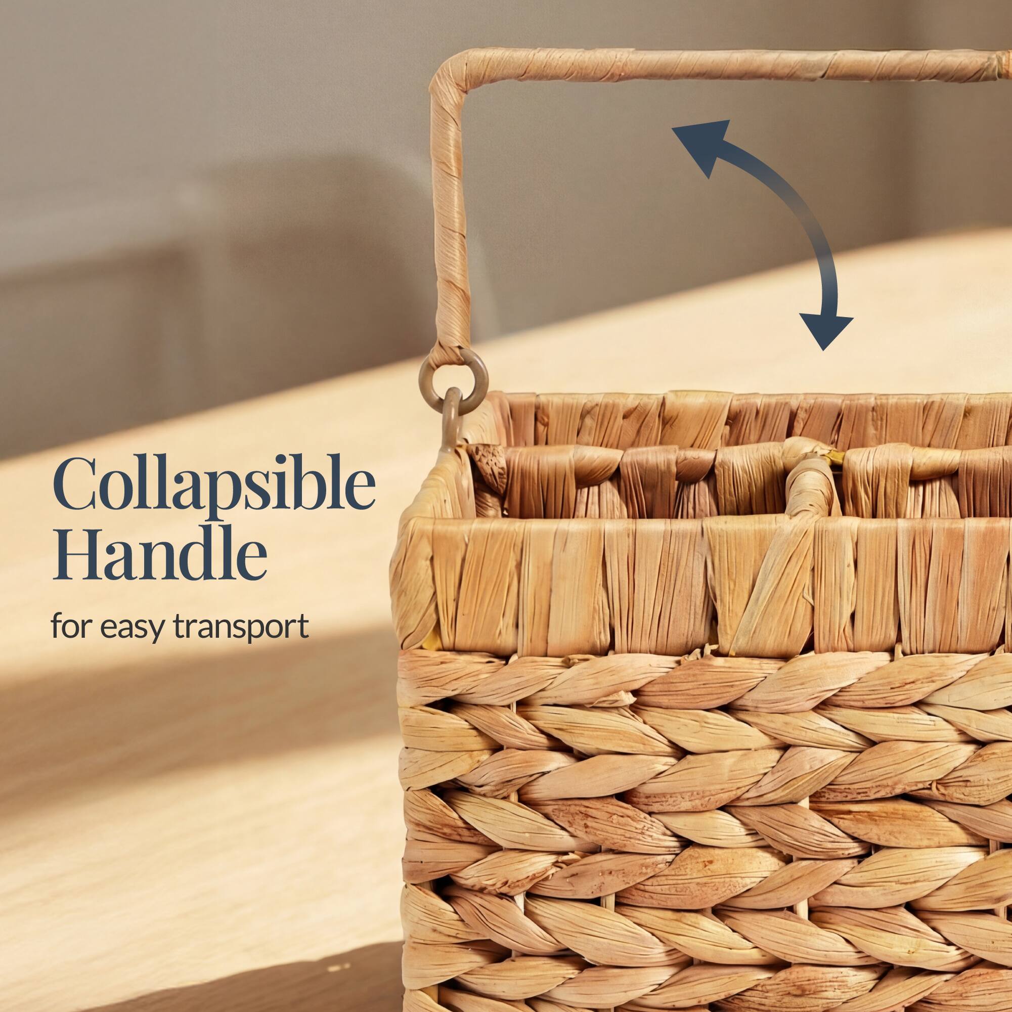 Collapsible Handle for easy transport