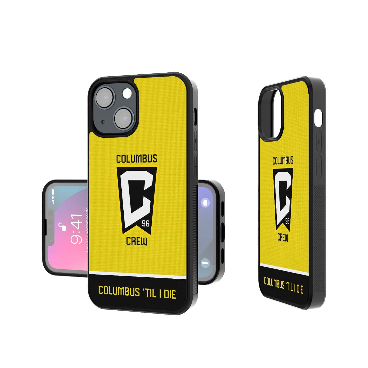 Keyscaper - MLS - Columbus Crew iPhone Stripe Endzone Bump Case - 13 Pro - Multicolor