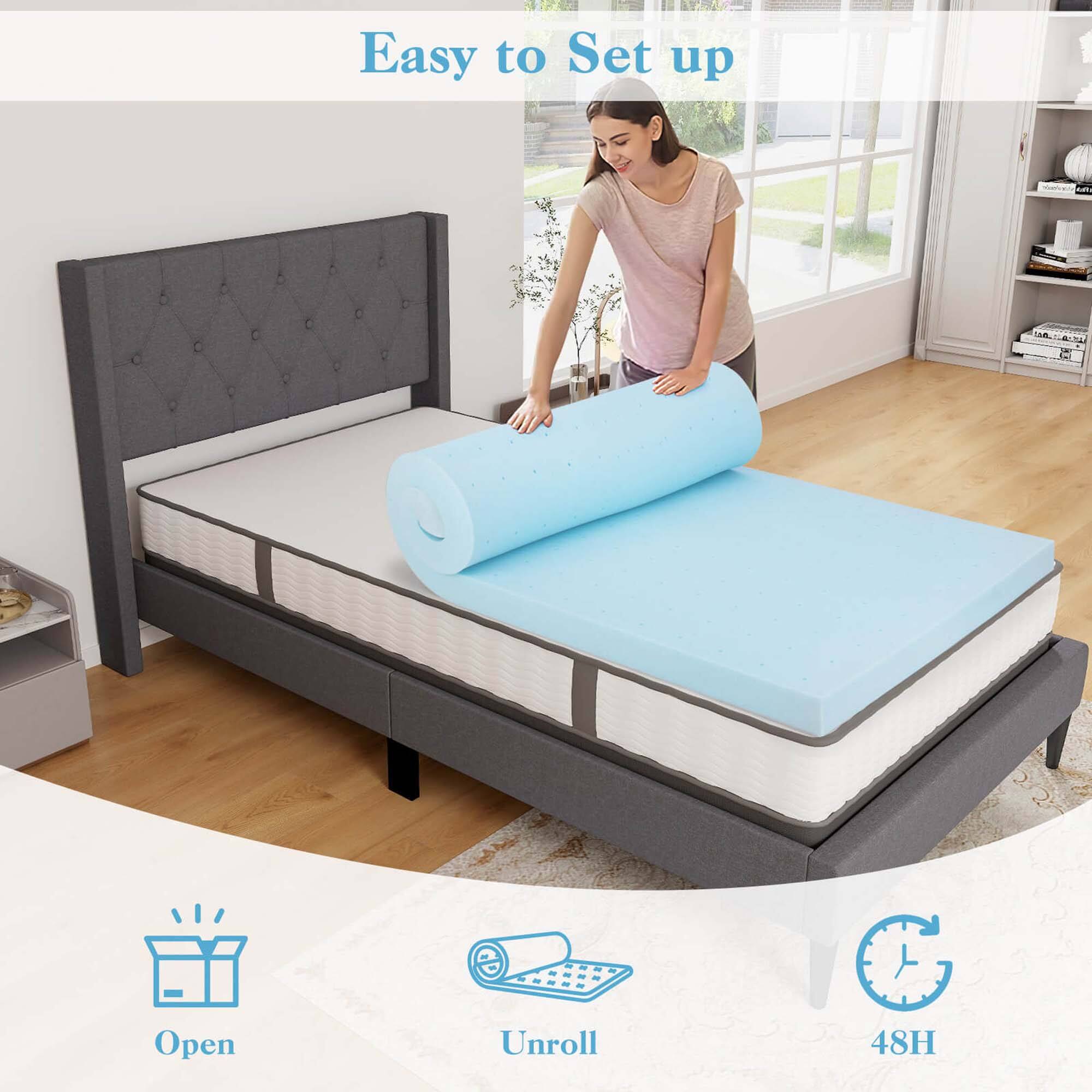 Easy to Set up

Open  
Unroll  
48H