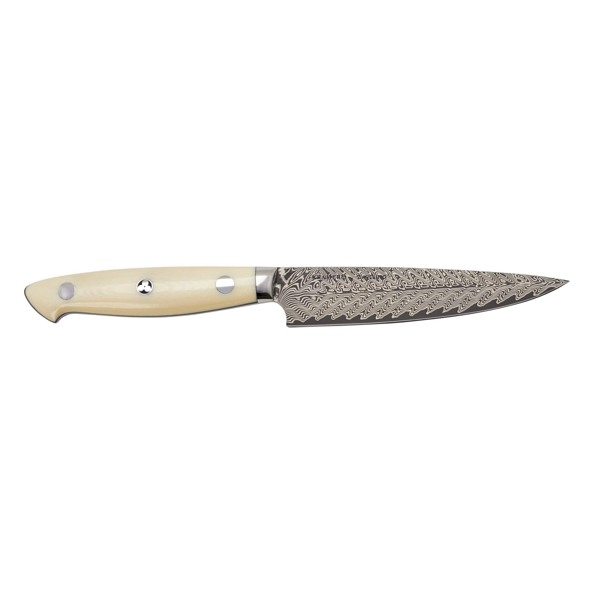 KRAMER by ZWILLING Cumulus Collection 5-inch Utility Knife - White