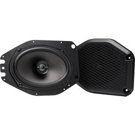 MB Quart - Tuned 6" x 9" Coaxial Car Speakers with Paper Cones (Pair) - Black