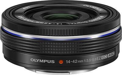 Olympus - M.Zuiko Digital ED 14-42mm f/3.5-5.6 EZ Zoom Lens for Most Olympus OM-D and PEN Cameras - Black