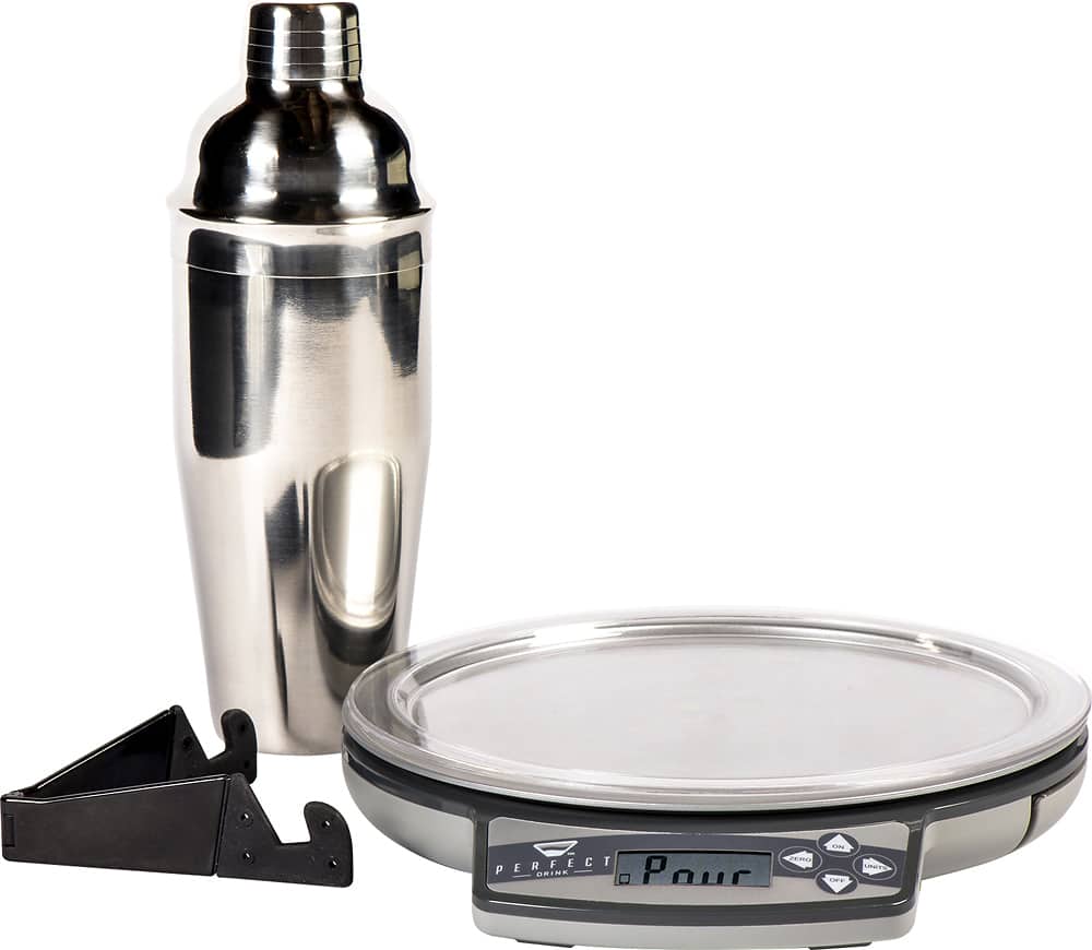Angle. Perfect - Smart Drink Mixing Kit - Gray.