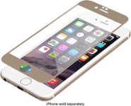 Angle Zoom. ZAGG - InvisibleShield Luxe Glass Screen Protector for Apple® iPhone® 6 - Gold.