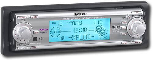 Angle Standard. Sony - XM-Ready CD Deck with MP3 Playback.