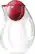 Front Standard. Bobble - 64-Oz. Filtered Water Jug - Red.