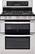 Front Standard. LG - 30" Self-Cleaning Freestanding Double Oven Gas Convection Range - Stainless-Steel.