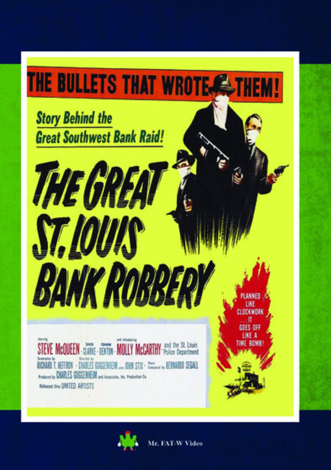 Front. The Great St. Louis Bank Robbery   - DVD.