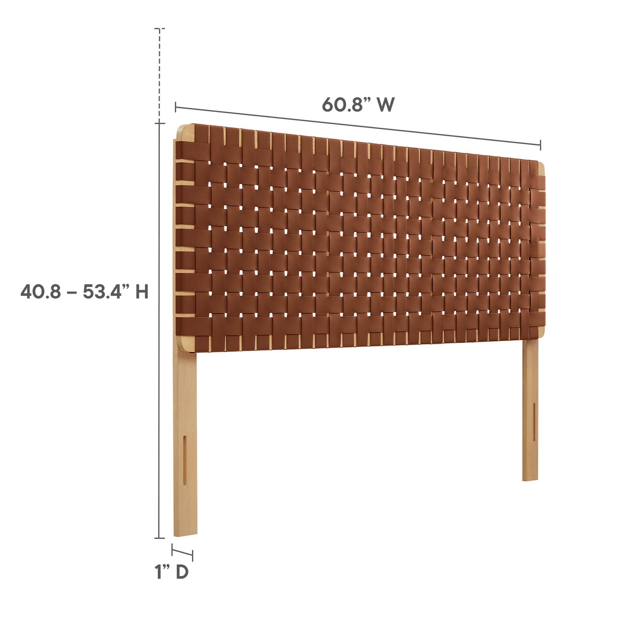 60.8" W  
40.8 - 53.4" H  
1" D