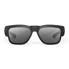OhO sunshine - Smart Bluetooth Audio Sunglasses, Open-Ear Speakers, AI APP, 10-Hour Battery, UV400 Polarized - Black