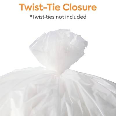 Twist-Tie Closure  
*Twist-ties not included