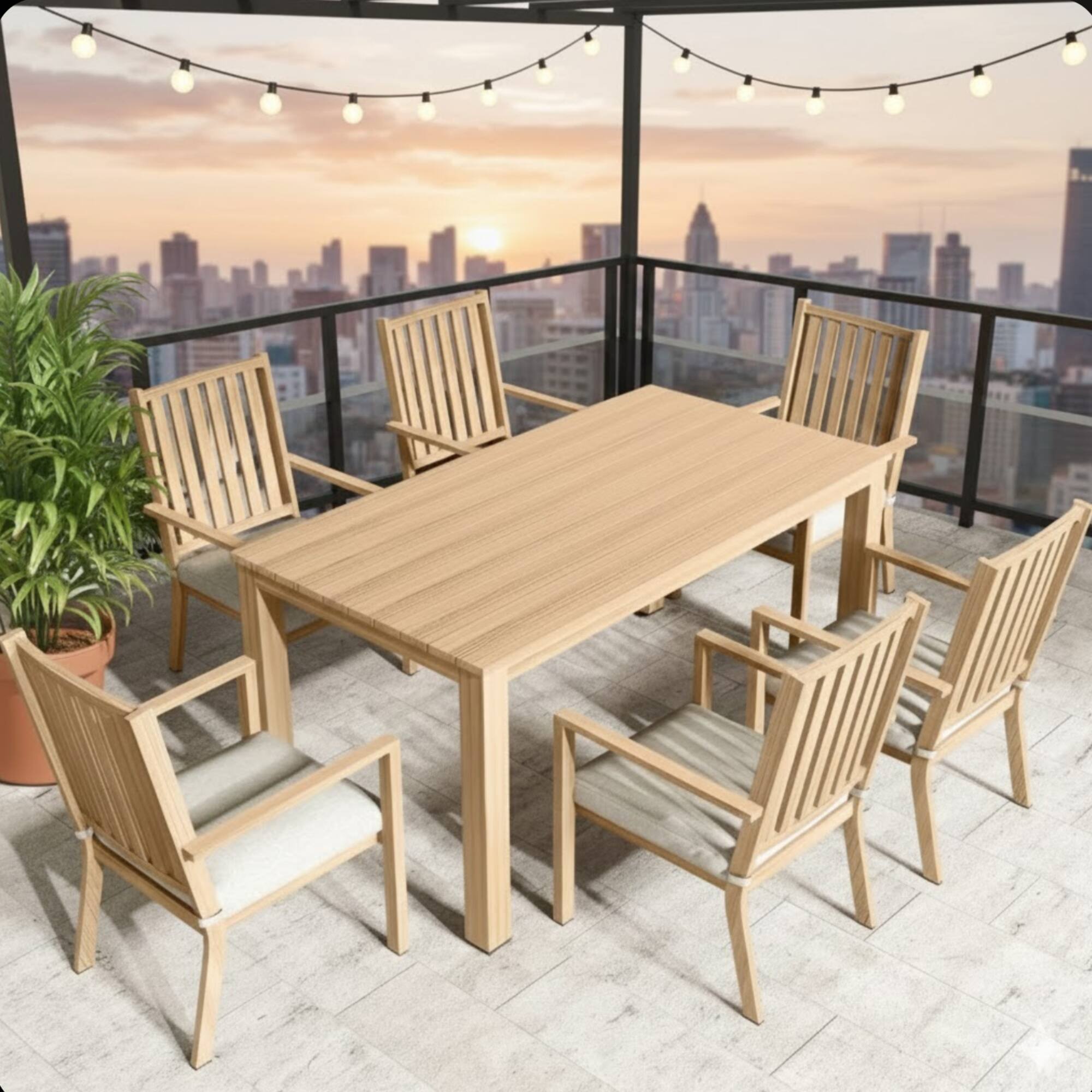 Back. Mondawe - Set of 2 23" Aluminum Patio Dining Chairs with Cushions - Gray+ khaki.