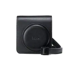 Front. Fujifilm - Fujifilm Instax Mini 99 Camera Case, Black - Black.