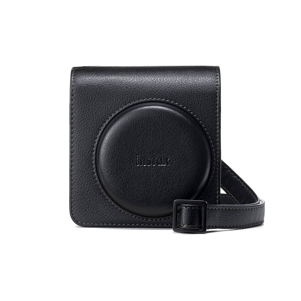 Front. Fujifilm - Fujifilm Instax Mini 99 Camera Case, Black - Black.