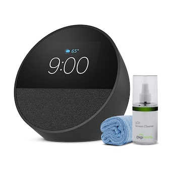 Amazon Echo Spot (2024) Smart alarm clock w/ vibrant sound and Amazon Echo Spot (2024) Smart alarm clock w/ vibrant sound and