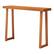 Angle. Kings Brand Furniture - Kings Brand Furniture Claude Narrow Console Table - Bright Orange.