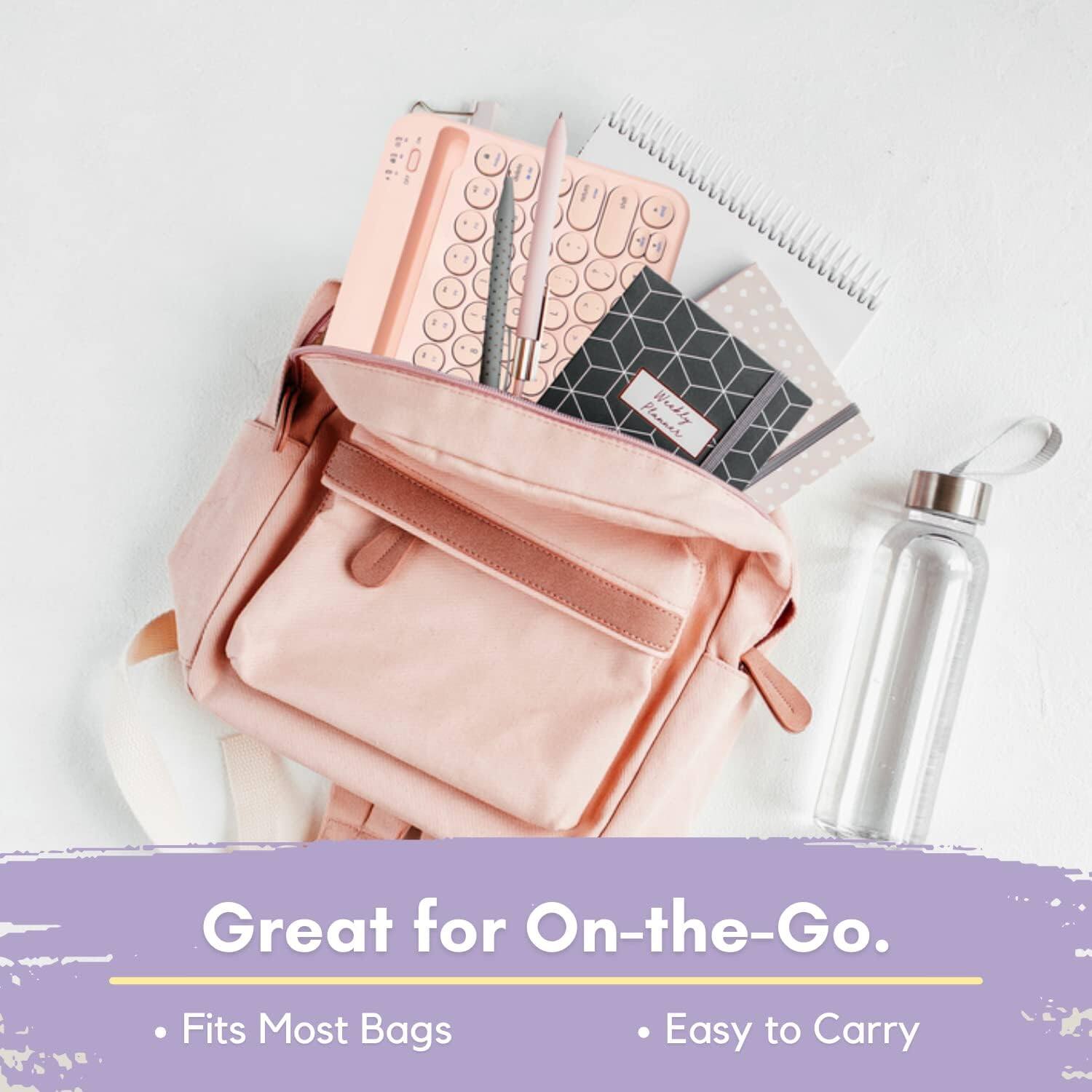 1. Planner
2. Great for On-the-Go.
3. Fits Most Bags
4. Easy to Carry