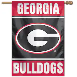 WinCraft - Georgia Bulldogs 28" x 40" Wordmark Single-Sided Vertical Banner - Multicolor
