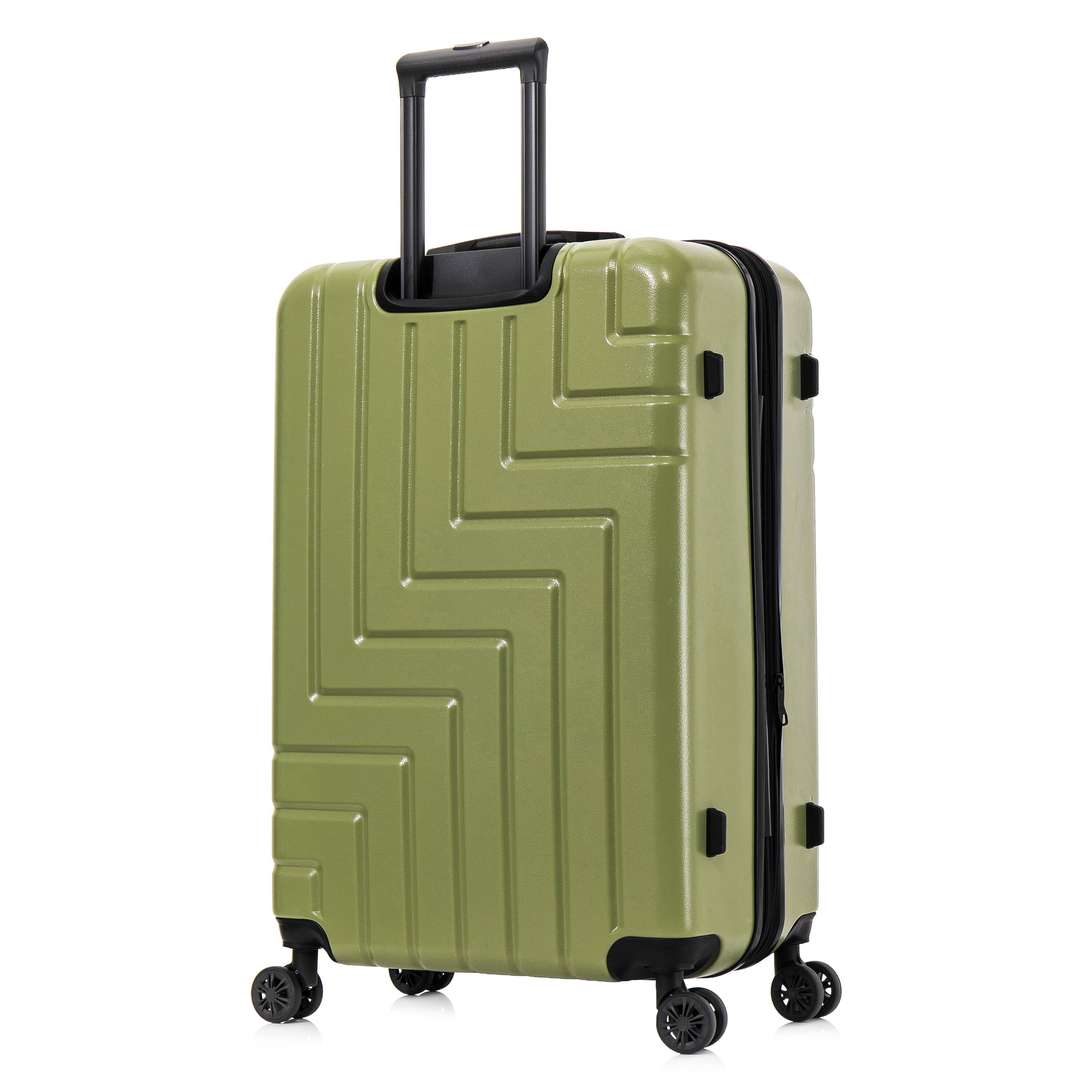 Alt View 3. DUKAP - Zahav Lightweight Hardside Spinner Luggage 28" - GREEN.