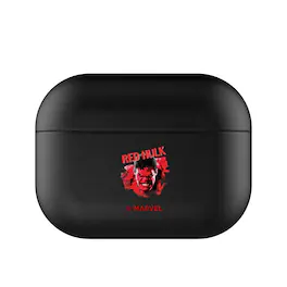 Keyscaper - Marvel Badge AirPod Case Cover - AirPods Pro 1st Gen - Red Hulk