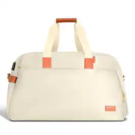 Champs - Vintage Weekender Duffel Bag - Ivory