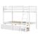 Alt View 6. Costway - Twin Over Twin Bunk Bed with 2 Storage Drawers Ladder No Box Spring Needed - White.