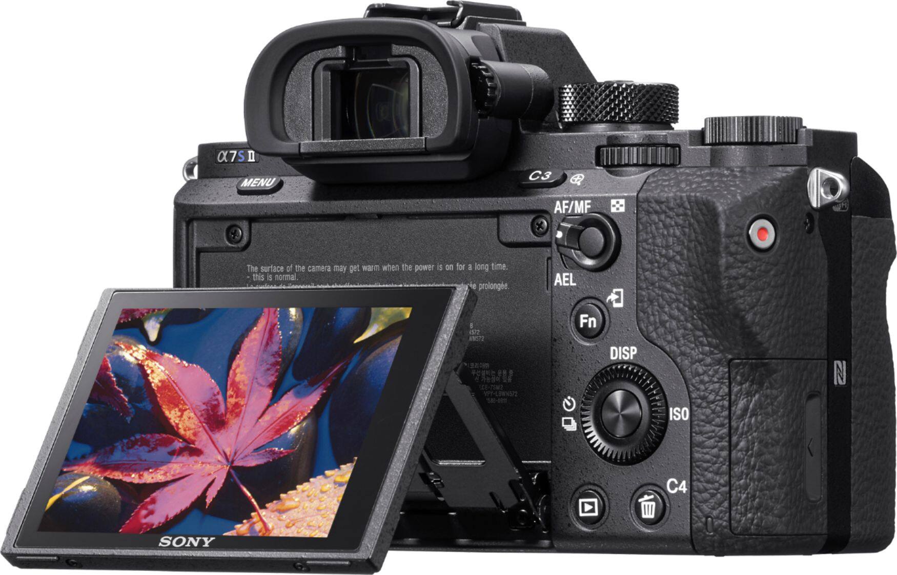 Alt View 13. Sony - Alpha a7S II Full-Frame Mirrorless Camera (Body Only) - Black.
