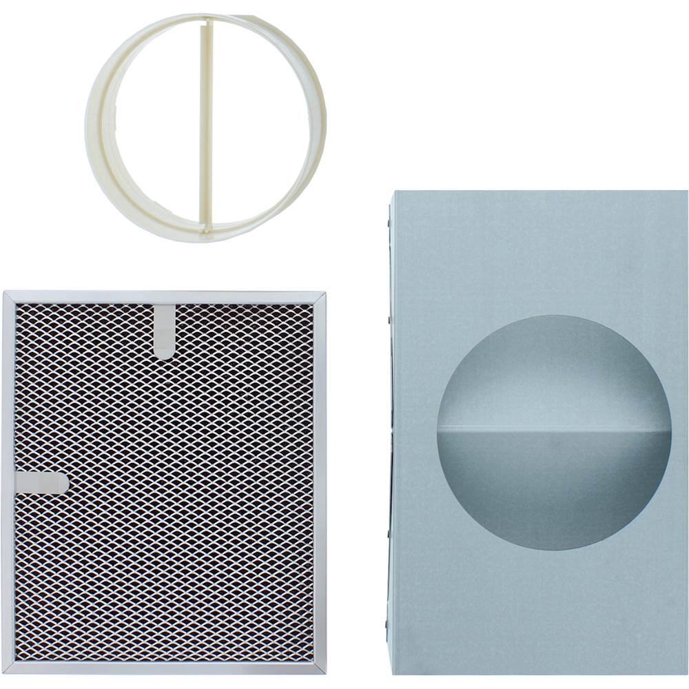 Front. Zephyr - Recirculating Kit for ALA ADU Range Hood - Black.