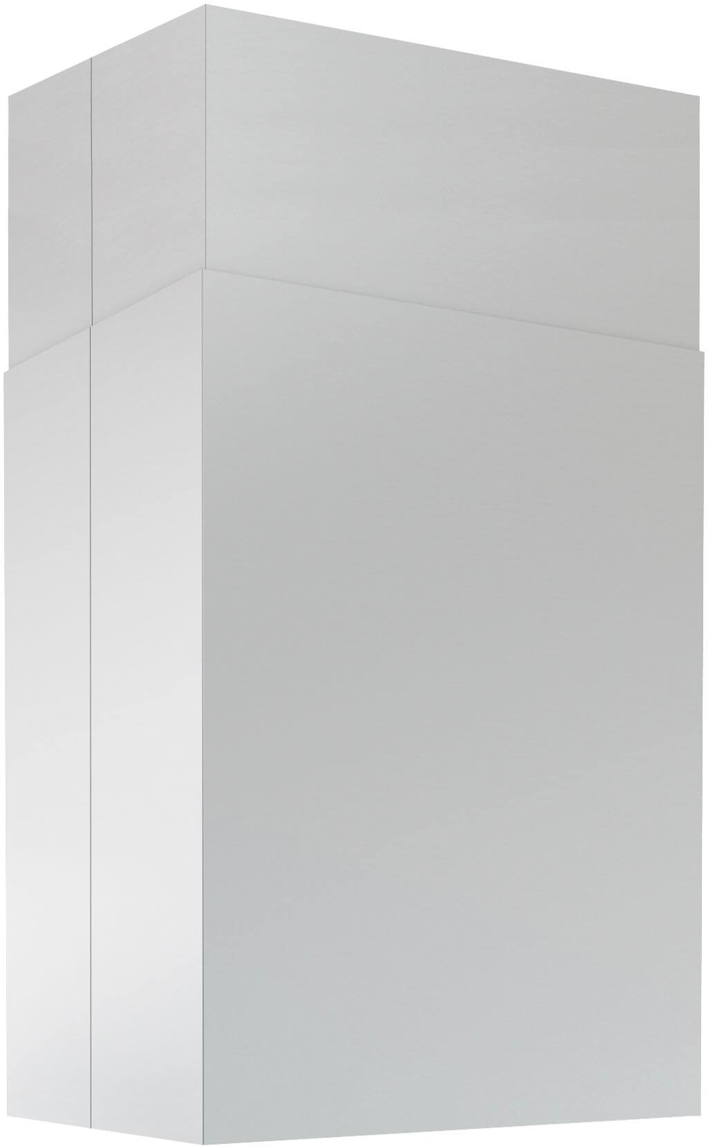 Front. Zephyr - Duct Cover Extension for ZSL - Stainless Steel.