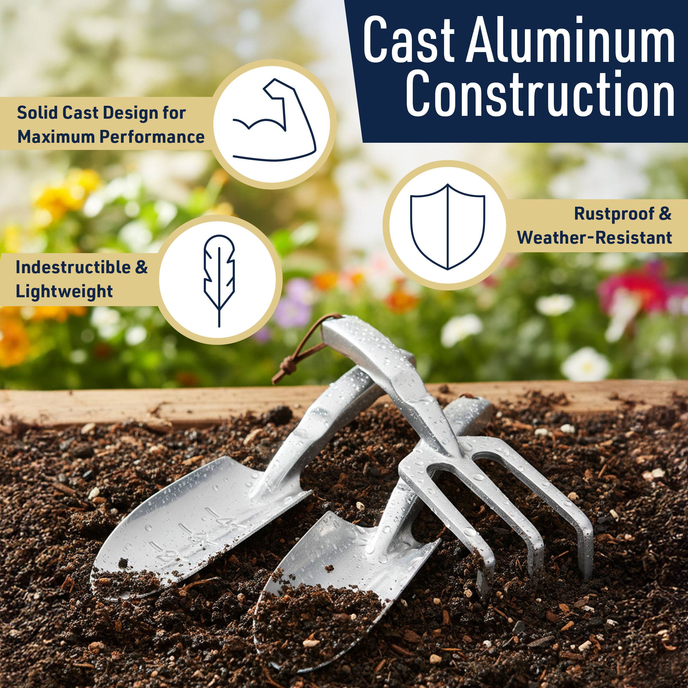 Solid Cast Design for Maximum Performance  
Cast Aluminum Construction  
Rustproof & Weather-Resistant  
Indestructible & Lightweight