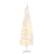 Front. Homcom - Pencil Christmas Tree - white.