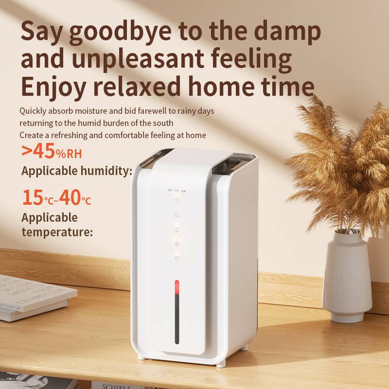 Say goodbye to the damp and unpleasant feeling  
Enjoy relaxed home time  

Quickly absorb moisture and bid farewell to rainy days returning to the humid burden of the south  
Create a refreshing and comfortable feeling at home  

>45%RH  
Applicable humidity:  

15°C~40°C  
Applicable temperature:  

SCHIELE