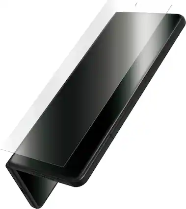 Front. ZAGG - Glass+ Defense Screen Protector for Samsung Galaxy Z Fold7 - Clear.