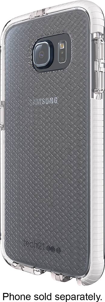 Front. Tech21 - Evo Check Case for Samsung Galaxy S6 Cell Phones - Clear/White.