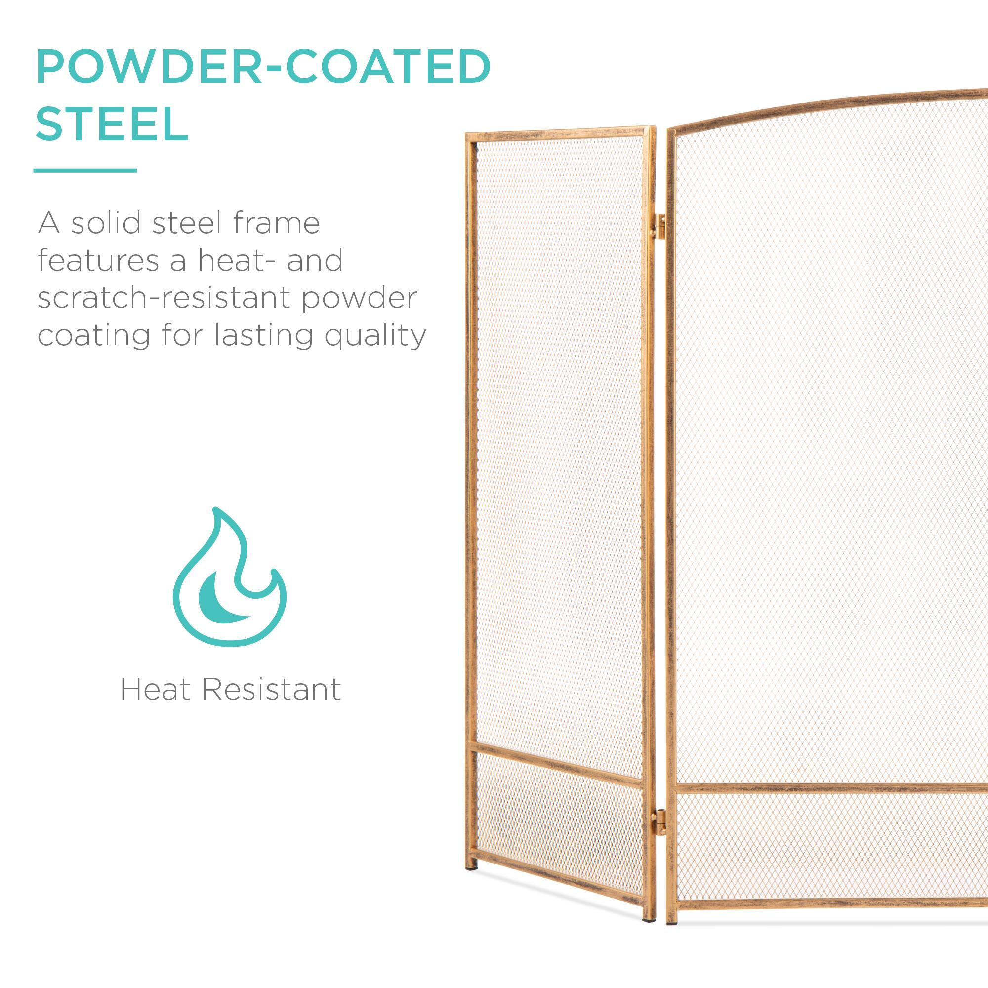 POWDER-COATED STEEL

A solid steel frame features a heat- and scratch-resistant powder coating for lasting quality.

Heat Resistant